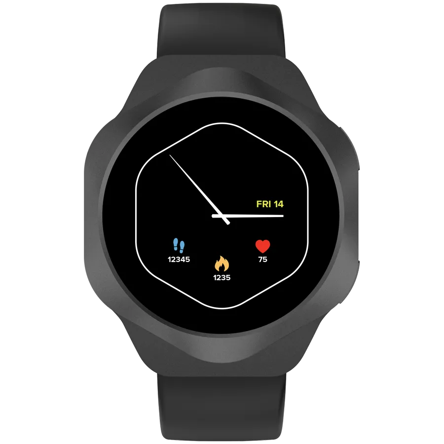 Смарт часовник CANYON Smart Watch Hexagon 88 BT-CALL Black