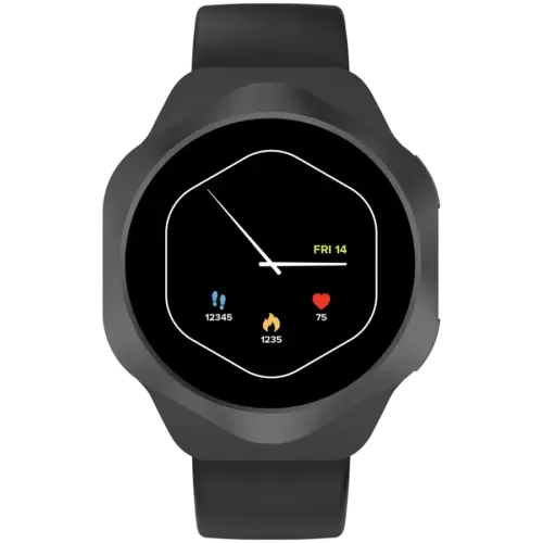 Смарт часовник CANYON Smart Watch Hexagon 88 BT-CALL Black
