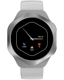 Смарт часовник CANYON Smart Watch Hexagon 88 BT-CALL Silver