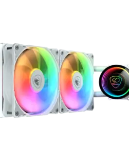 Alternative view of Охладител за процесор Охладител COUGAR POSEIDON ELITE ARGB 240 White AiO Liquid Watercooling