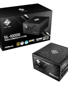 Захранване за компютър Asrock SL-1000G 1000W 80 Plus GOLD Fully Modular PSU Japanese Capacitors 2x EPS 12V CPU(4+4pin) 1