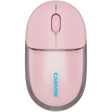 Безжична мишка CANYON mouse OnClick 24 BT/ Wireless Transparent/Pink - Image 48