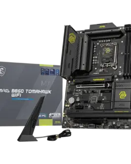 Дънна платка MSI MAG B860 TOMAHAWK WIFI ATX LGA 1851 4x DDR5 Dual Channel DDR5 up to 9200(OC)MHz 2x PCIe x16 slot 3x M.2
