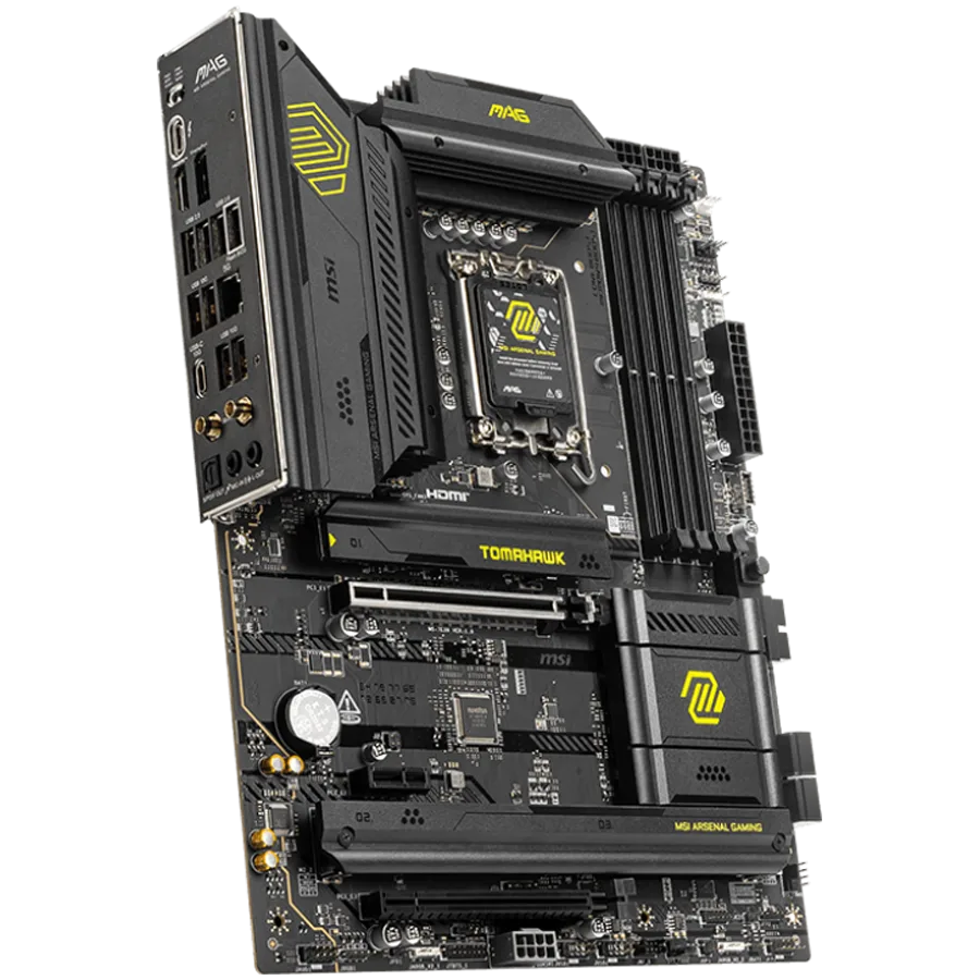 Дънна платка MSI MAG B860 TOMAHAWK WIFI, ATX, LGA 1851, 4x DDR5 Dual Channel DDR5 up to 9200(OC)MHz, 2x PCIe x16 slot, 3x M.2 slot, 4x USB 2.0, 4x USB 10Gbps, 1x USB 10Gbps Type-C, 1x USB 40Gbps Type-C, HDMI, DP, 7.1 HD Audio, 5G LAN, WiFi, BT, 3Y - Image 14
