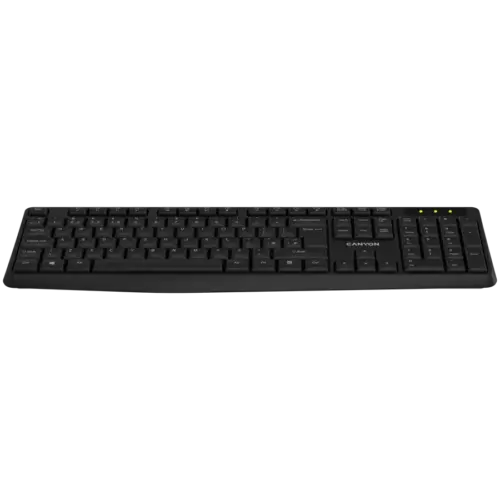 Alternative view of Клавиатура CANYON keyboard KB-W01 EN/BG Wireless Black