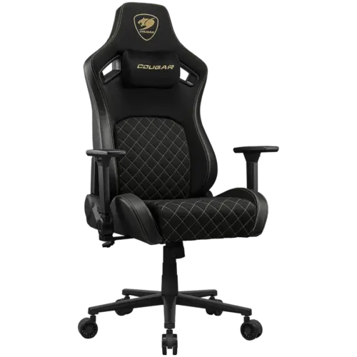 Alternative view of Геймърски стол COUGAR DEFENSOR Gold F Gaming chair, Black Gold
