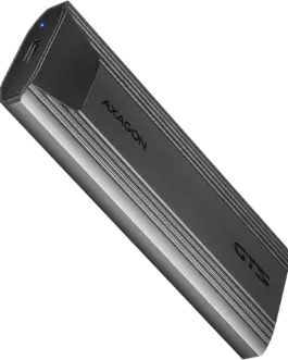 Чекмедже за диск AXAGON EEM2-GTS2 USB-C 3.2 Gen 2 - M.2 NVMe / SATA SSD THIN SCREWLESS 30-80mm ALU