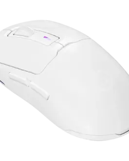 Alternative view of Геймърска мишка LORGAR MSA10W, Wireless Gaming Mouse Advanced, white