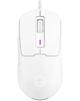 Геймърска мишка LORGAR MSA10 Ultralight Wired Gaming Mouse Advanced white