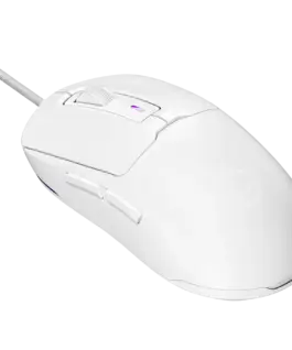 Alternative view of Геймърска мишка LORGAR MSA10, Ultralight Wired Gaming Mouse Advanced, white
