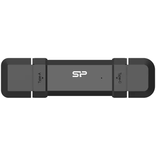 Външен SSD диск Silicon Power DS72 2TB USB Type-A and USB Type-C 3.2 Gen 2 Black