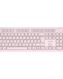 Клавиатура CANYON keyboard HKB-W01 UK/US AAA Wireless Beige