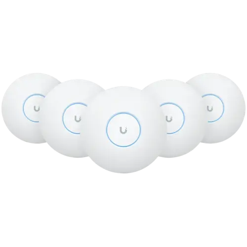 Точка за достъп UniFi U7-Pro (5-pack) Wi-Fi 7 Access Point 688 Mb/s at 2.4 GHz 2880 Mb/s at 5 GHz 5760 Mb/s at