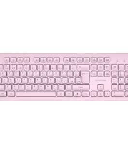 Клавиатура CANYON keyboard HKB-W01 UK/US AAA Wireless Pink