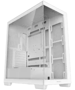 Кутия за компютър DeepCool CG580 WH Mid Tower Mini-ITX/Micro-ATX/ATX Rear Connector support 2xUSB3.0 1xAudio Tempered Gl