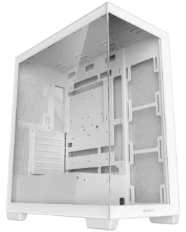 Кутия за компютър DeepCool CG580 WH Mid Tower Mini-ITX/Micro-ATX/ATX Rear Connector support 2xUSB3.0 1xAudio Tempered Gl