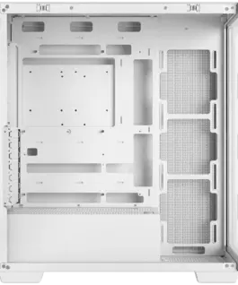 Alternative view of Кутия за компютър DeepCool CG580 WH, Mid Tower, Mini-ITX/Micro-ATX/ATX, Rear Connector support, 2xUSB3.0, 1xAudio, Tempered Glass, Mesh Panel, White, R-CG580-WHNDA0-G-1