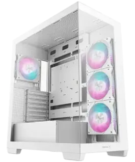 Кутия за компютър DeepCool CG580 4F WH Mid Tower Mini-ITX/Micro-ATX/ATX Rear Connector support 2xUSB3.0 1x Type-C Gen2 1