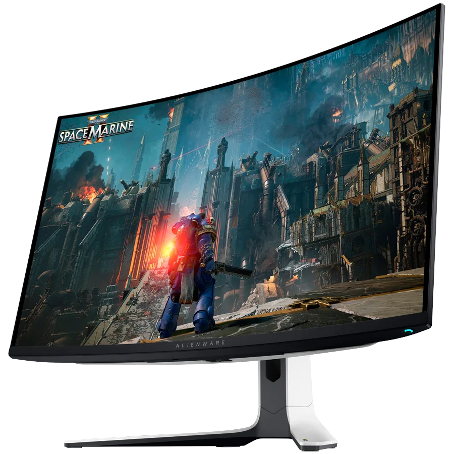 Монитор Dell Alienware AW3225QF Gaming Monitor, 32"(31.6") QD OLED UHD 3840x2160 240Hz AR, 1000 cd/m2 (HDR peak), 1m:1, 0.03ms, 178/178, 1xDP 1.4, 2xHDMI 2.1, 1xUSB Type-B up, 2xUSB Type-A down, 1xUSB Type-C down, NVIDIA G-SYNC, Height, Tilt, Swivel, - Image 18