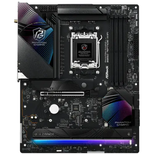 Alternative view of Дънна платка ASROCK B850 Riptide WiFi ATX AM5 DDR5