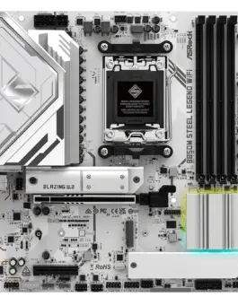 Alternative view of Дънна платка ASROCK B850M Steel Legend WiFi mATX AM5 DDR5