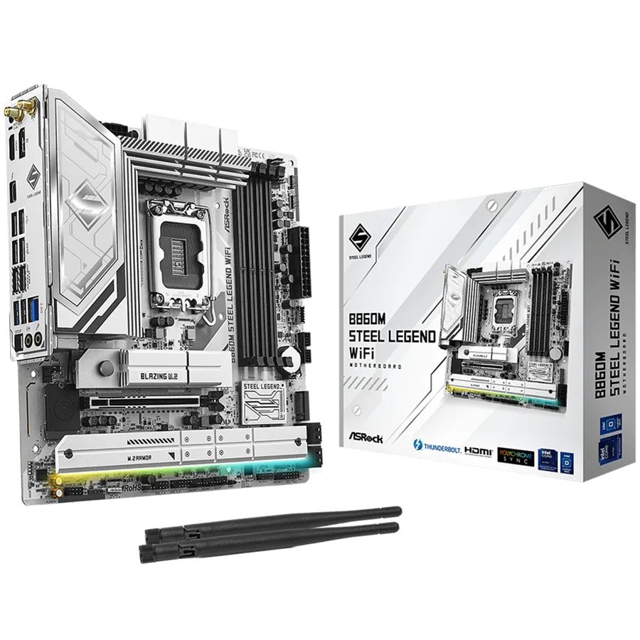 Дънна платка ASROCK B860 Steel Legend WiFi ATX LGA1851 DDR5