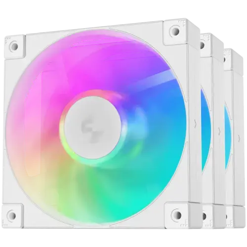 Вентилатор DeepCool FD12 ARGB WH (3IN1) R-FD12-WHAPN3-G