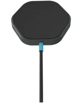 Зарядно за мобилен телефон CANYON wireless charger HEXAGON 110 Dark Grey