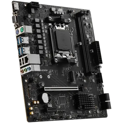 Alternative view of Дънна платка MSI MB Sc AM5 PRO A620M-B, AMD A620, 2xDDR5, 1xHDMI, 1xVGA, mATX