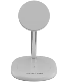 Alternative view of Зарядно за мобилен телефон CANYON wireless charger WCS-205 15W Qi2 2in1 White