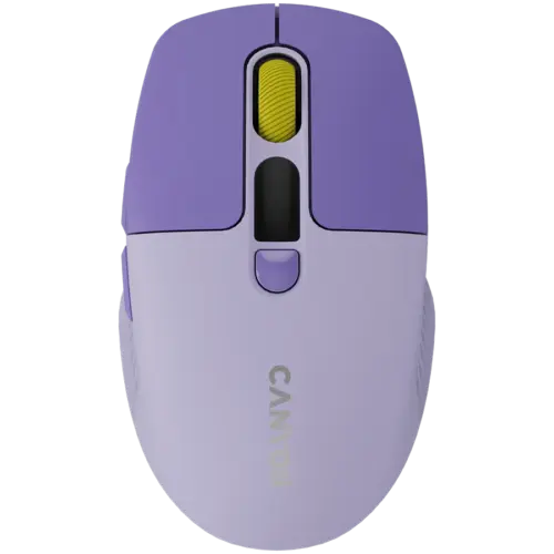 Безжична мишка CANYON mouse MW-26 LCD Silent Dual Mode Wireless Violet