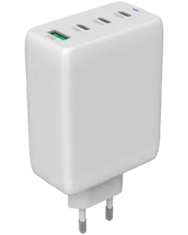 Зарядно за мобилен телефон CANYON charger CU100ACC GaN 100W 3xPD 1xQC EU