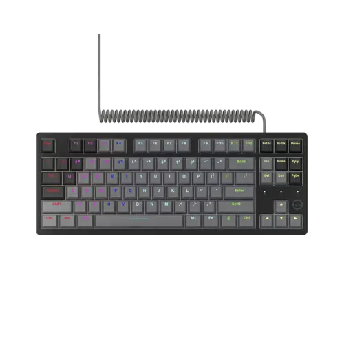 Геймърска клавиатура LORGAR Azar 514TKL Wired RGB mechanical gaming keyboard black EN