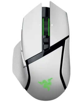 Геймърска мишка Razer Basilisk V3 Pro 35K White Gaming Mouse HyperSpeed Wireless Bluetooth Focus Pro 35K Optical Sensor
