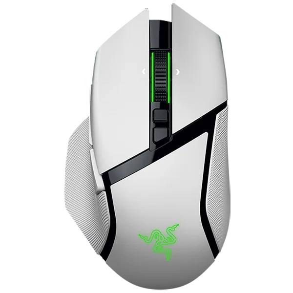 Геймърска мишка Razer Basilisk V3 Pro 35K White Gaming Mouse HyperSpeed Wireless Bluetooth Focus Pro 35K Optical Sensor