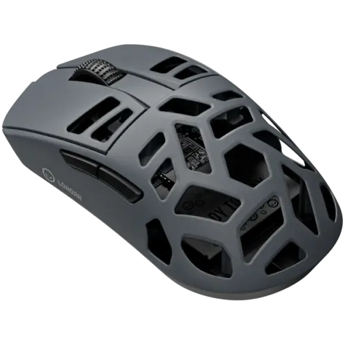 Alternative view of Геймърска мишка LORGAR MSE90W, Magnesium Alloy Wireless Gaming Mouse Elite, Dark Grey