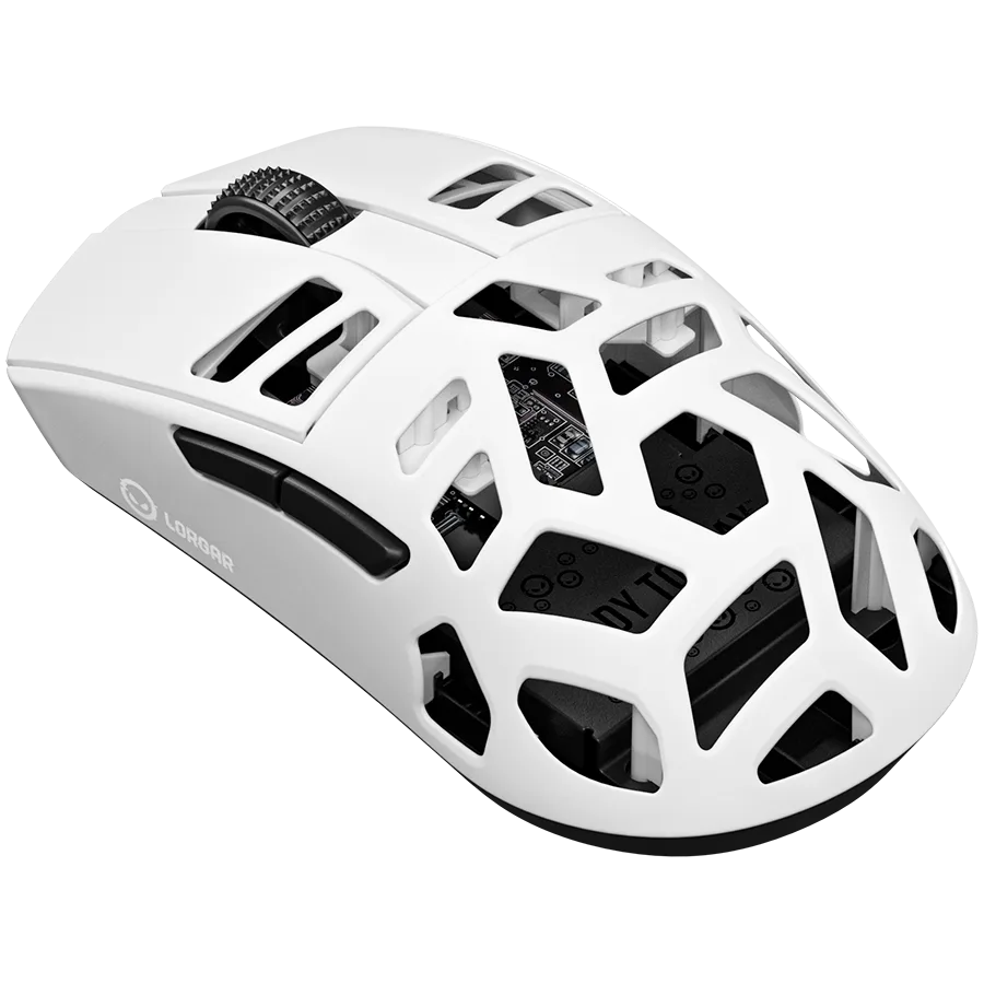 Геймърска мишка LORGAR MSE90W, Magnesium Alloy Wireless Gaming Mouse Elite, White - Image 42