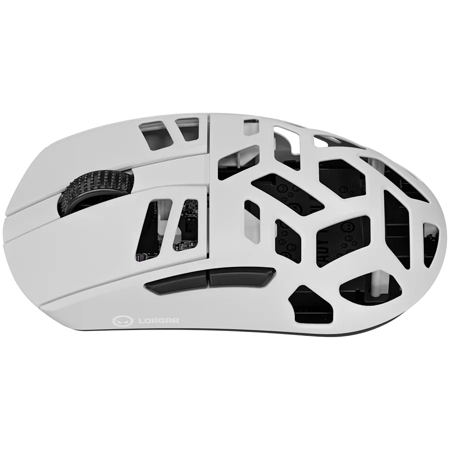 Геймърска мишка LORGAR MSE90W, Magnesium Alloy Wireless Gaming Mouse Elite, White - Image 31