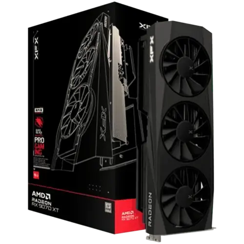 Видео карта XFX Quicksilver AMD Radeon RX 9070XT 16GB GDDR6 256-bit HDMI 3xDP