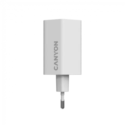 Alternative view of Зарядно за мобилен телефон CANYON charger HEXAGON 65 GaN 65W 2xPD 1xQC EU White