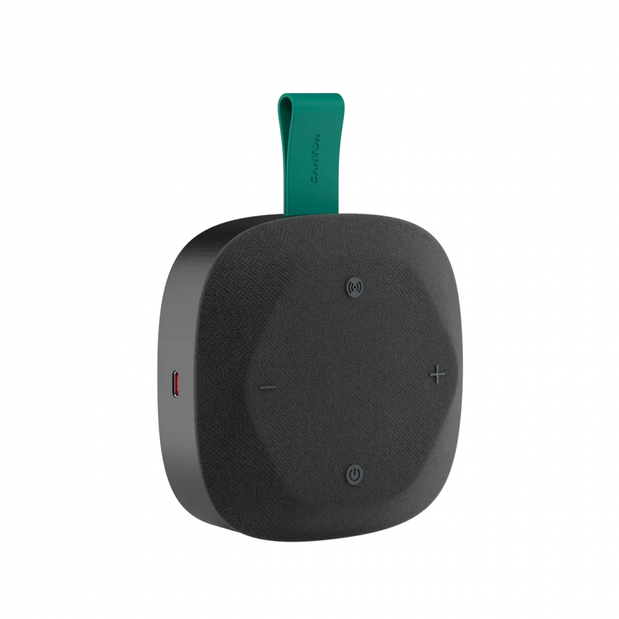 Тонколона за телефон CANYON speaker HEXAGON 10 TWS 8W IPX5 Black Green - Image 8