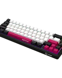 Alternative view of Геймърска клавиатура LORGAR KBP70MW, Wireless 65% Mechanical Gaming Keyboard Pro, Black/red, EN layout