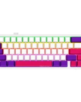 Геймърска клавиатура LORGAR KBP70MW Wireless 65% Mechanical Gaming Keyboard Pro White EN