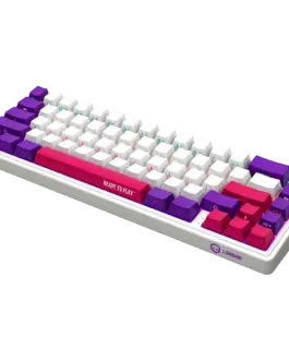 Alternative view of Геймърска клавиатура LORGAR KBP70MW, Wireless 65% Mechanical Gaming Keyboard Pro, White, EN layout