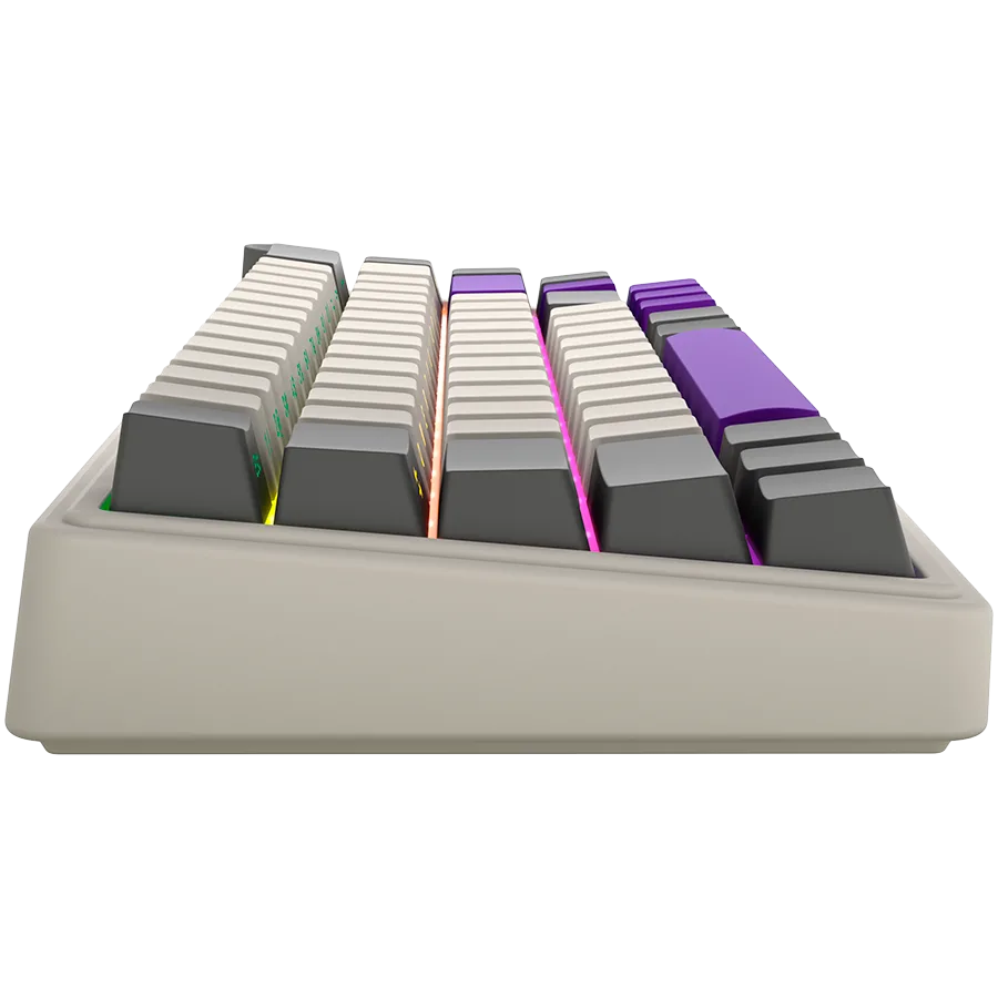 Геймърска клавиатура LORGAR KBP70MW, Wireless 65% Mechanical Gaming Keyboard Pro, Beige, EN layout - Image 20