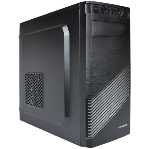 Alternative view of Кутия за компютър Chassis FC-F61A, ATX, 7 slots, 1 X 5.25", 2 X 3.5" H.D., 2 X 2.5", 2 x USB 3.0, 1 X Type C / 1 x AUDIO /, PSU 550W 12 sm, 20+4pin, Black