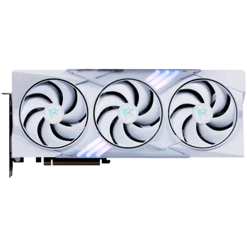 Alternative view of Видео карта MSI Video Card Nvidia GeForce RTX 5070 12G GAMING TRIO OC White, 12GB GDDR7, 192bit, Effective Memory Clock: 28000MHz, Boost: 2610 MHz, 6144 CUDA Cores, PCIe 5.0, 3x DP 2.1b, HDMI 2.1b, RAY TRACING, Triple Fan, 1x16pin, 650W Recommended P