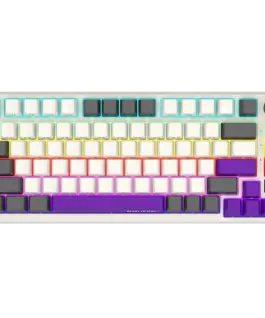 Геймърска клавиатура LORGAR KBP7075W Wireless 75% Mechanical Gaming Keyboard Pro Beige EN