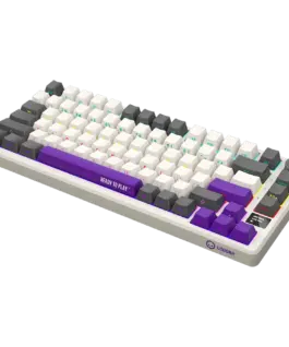 Alternative view of Геймърска клавиатура LORGAR KBP7075W, Wireless 75% Mechanical Gaming Keyboard Pro, Beige, EN layout