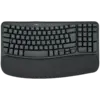 Клавиатура LOGITECH Wave Bluetooth ergonomic keyboard - GRAPHITE - US INTL